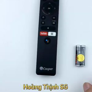 Remote điều khiển tivi Casper Điều Khiển TV Casper Internet Có Giọng Nói - Tặng kèm pin