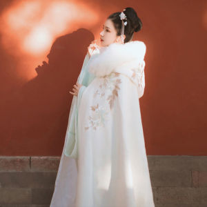 ผ้าคลุมไหล่ผู้หญิงสไตล์จีน ยาว เข้าชุดกับเสื้อผ้า อบอุ่น ลายดอกไม้ ผ้าคลุมไหล่ ฤดูหนาว ผ้าฝ้ายโพลีเอสเตอร์ 100%