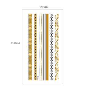 JIUQI | Waterproof Beach Stage Performance Tattoo Stickers