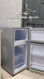 Tủ Lạnh Mini Hàn Quốc 2 Cửa Hyundai 58L - Siêu Gọn Vừa Gầm Bàn - Tiết Kiệm Điện