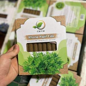 Nhang Ngải Cứu Nguyên Chất (HỘP 10 nén) Cát Cát