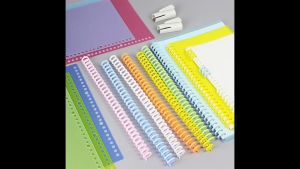 DIY 2 Sheets refill A5/B5 Binding Matte PP Cover Notebook Binder inner paper 3/30 RINGS