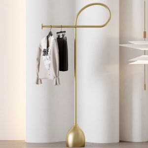 Sleek Minimalist Floor Clothes Rack