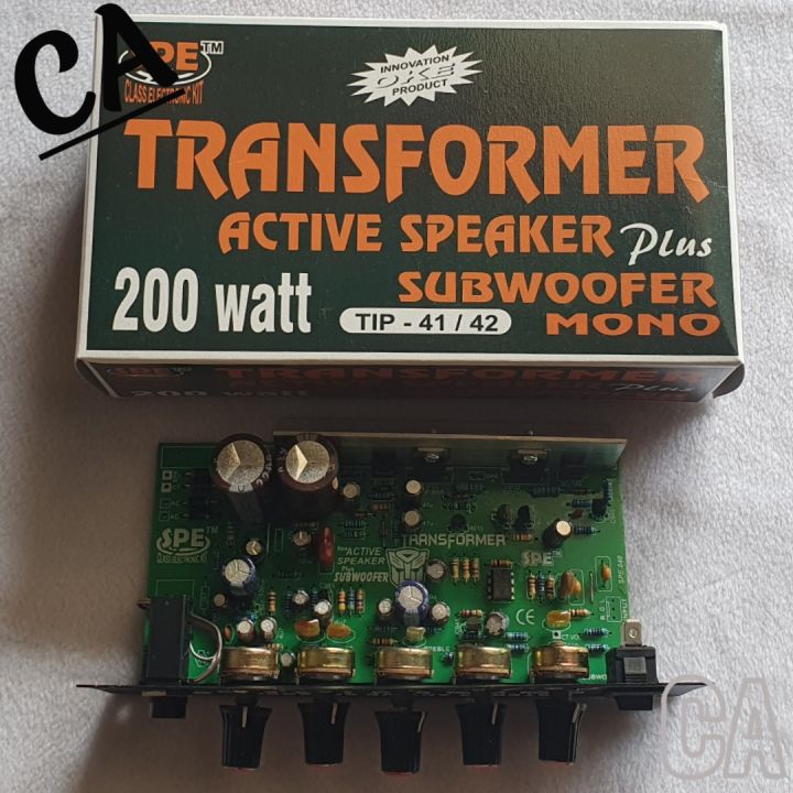 Kit Active Speaker Plus Subwoofer TRANSFORMER by SPE Lazada Indonesia