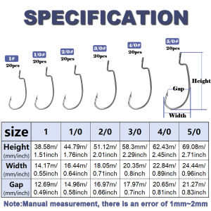 9KM DWLIFE | 9KM EWG Worm Hook Kit