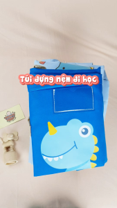 [HỎA TỐC] Túi đựng quần áo chăn mền gối cho bé đi học nhà trẻ mẫu giáo vải oxford trượt nước hình in phủ đáng yêu TUIOX2D Urombaby