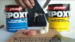 Pioneer All Purpose Epoxy Set (A & B) / Marine Epoxy Set / Non-Sag Epoxy Set 1/8L 1/4L 1/2L 1L