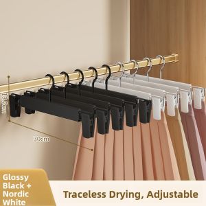 SIVASS | Hanging Rack with Clips No-Trace Pant Clips Strong Anti-Slip Skirt Clips