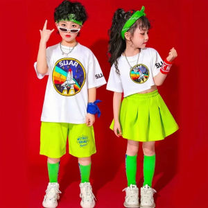 Childrens Performance Outfits Primary School Jazz Dance Street Dance Hip Hop Trendy Clothes Childrens Sports Meeting Clothes