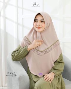 Jilbab hijab kerudung bergo krudung wanita dewasa jersey instan daily kerut dada terbaru terlaris terkini modern kekinian murah viral 2023 Arrafi AR 727 adem mudah di bentuk cantik pet antem bahan stella premium cantik bayar di tempat COD gratis ongkir