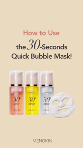 MENOKIN 30 Seconds Quick Bubble Mask MOIST - 95ml