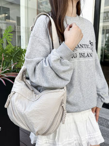 JIFANPAUL | Dumpling Style Bag New Design Large Capacity Light Small Batch Crossbody Shoulder Bag