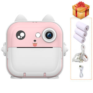 Children Kids Camera Instant Print Mini Digital Video Camera 1080P HD Screen Outdoor Kids Toy Print Thermal Paper Boy Girl Gift