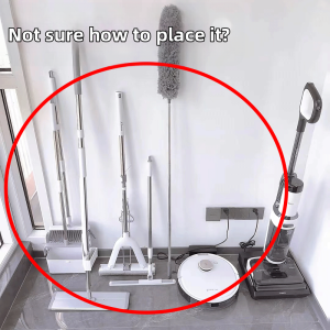 NIGESI | Suction Cup Wall Mount Bath and Toilet Cleaning Tool Organizer