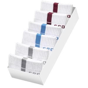 Mens Short Socks Breathable Sweat Absorbent Anti-Odor Spring Summer Cotton Polyester Blend Mid-Calf Sport Style Socks