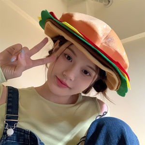 น่ารักสร้างสรรค์ Ins หมวกเบเร่ต์สําหรับผู้หญิงสไตล์หวานเย็บปักถักร้อยชายคาสั้น Season ที่ใช้งานได้ฤดูใบไม้ร่วงฤดูหนาวฤดูใบไม้ผลิ