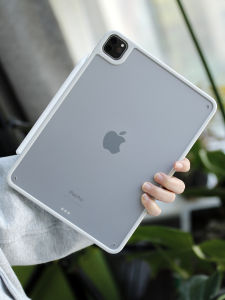 Mistong 2024  pro Protective Case 11 Inch Frosted Simple Transparent Air4/5/6 without Cover 10th Generation 2021 Version Mini6 Anti-Fall Resistance Bend with Pen Slot Rear Shell