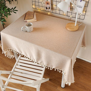 Waterproof Oil-proof Cotton Linen Tablecloth