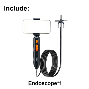 360° Two-Way Type-C Articulating 6mm Endoscope Camera Borescope Car Inspection Industrial Endoscope For IOS Android