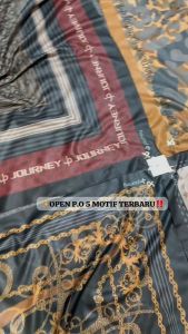 READDY !!! Journey Scarves Jilbab Motif Reguler Terbaru Release Oktober 2024 Exslusive