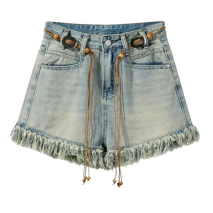 AMILUCK High Waist Wide Leg Short Jeans Women's Autumn New