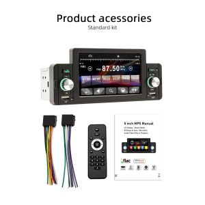 ESSGOO 5 inch HD Car Player 1 Din Car Stereo Radio IPS Touch Screen Multimedia MP5 Player Mirrorlink USB/Bluetooth 5.0 FM Radio Free Shipping
