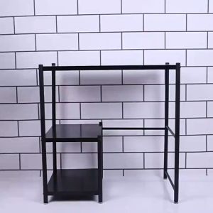 Gas Stove Stand Rack Heavy Duty Kitchen Racks Organizer with LGP roller Stainless Kitchen Storage Rack Organizer Kitchen Space Saver