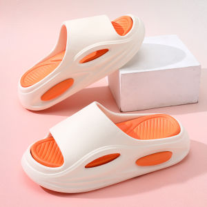 รองเท้าแตะกันลื่นกลางแจ้งสำหรับผู้หญิงในช่วงฤดูร้อน รองเท้าแตะชายหาดแบบสวมสบาย พื้นหนา สไตล์สปอร์ต รองเท้าแตะแบบสวมสบายสำหรับกลางแจ้ง