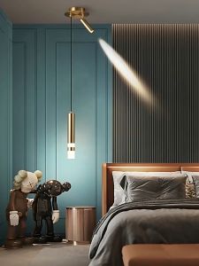 Modern Chandelier Ceiling Light Tricolor Pendant Lamp Bedside Spotlights Lamps Dining Hanging LED Light Spot Lamps