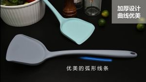Silicone Food Spatula Tongs Kitchen Cookware Utensils Shovel