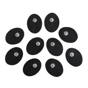 แผ่นนวดปุ่มขนาดเล็กสีขาวขนาด3*4ซม. แผ่นเจลนำไฟฟ้าหรือแผ่นบำบัดฝังเข็ม