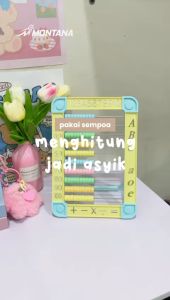 MONTANA Abacus Sempoa Alat Belajar Hitung 10 Baris Learning Tools for Counting TSM-01