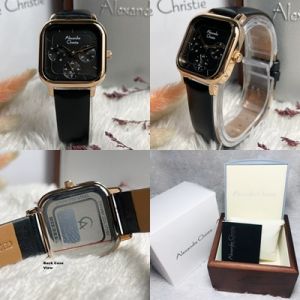 Jam Tangan Wanita Alexandre Christie AC 2A14 AC2A14 AC 2A13 AC 2A17 AC 2A18 Original Garansi Resmi 1 Tahun - Leather