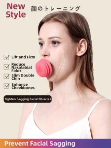 Face Slimming V-Shape Trainer Yoga Exercise Home Use Jaw Muscle Training Beauty Device Wrinkle Improvement Facial Fitness
