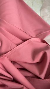 Vải Chéo Hồng Trơn - Chất Mỏng Vừa Đàn Hồi 2 Chiều Khổ 1m5 - May Sơ Mi Đồ Công Sở