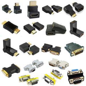 HD HDMI Adapter HDMI to DVI VGA Male to Male Female to Female Cable Extension Head