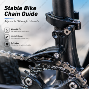 Mountain Bike Chain Guide Bash Guard Strong Negative Tooth Single Disc Protector Bicycle Chain Guide for Most Road Bike MTB