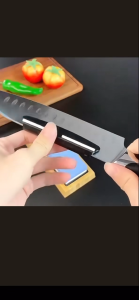 Sharpening Stone (1000/6000grit)- Knife Sharpener Waterstone Rubber Stone with Holder