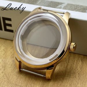 Silver/Gold/Rose Gold 40MM Arched Glass Cocktails Stainless Steel S Crown Case Fit NH34 NH35 NH36 NH38 NH39 NH70 NH72 Movement