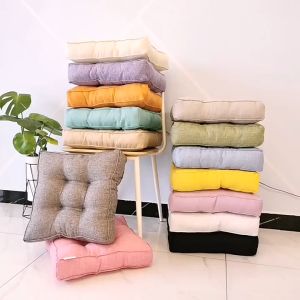Chair Seat Pad Soft Cushion Pillow Seat Cotton Plain Padding Dining Chair Sofa for Car Office Home Floor