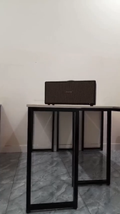 vỏ thùng loa kéo xách tay 2 bass 20cm bọc da -lưới vải