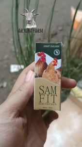 Obat Ayam Sakit Ngorok Flu Kuning Diare Cacingan Sam Fit Tetes 15Ml Obat Dalam Ayam