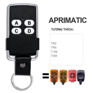 APRIMATIC TR4 TM4 TXM Điều Khiển Từ Xa Cửa Nhà Để Xe Đa Tần Số 280-868 MHz Mã Cuộn Cố Định Bản Sao Chìa Khóa Fob Để Bảo Mật Gia Đình
