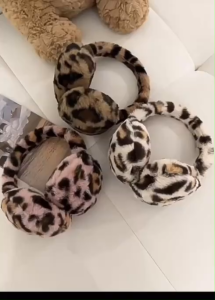 Chụp Tai Lông Giả Họa Tiết Da Báo Thời Trang Mùa Đông Nữ Giữ Ấm Tai Phong Cách Hàn Quốc Dễ Thương Cá Tính