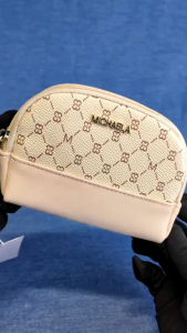 MICHAELA Checkered Roomy Wristlet Wallet Semi-Round Women Pouch for Daily Casual Gift WP6513208 CX