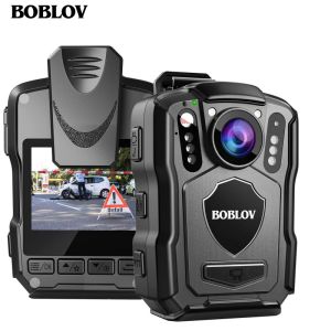 Camera Mini BOBLOV M5 Với Pin 4200mAh Quay Phim HD 1440P Góc Quay 170 Độ °   Camera Hành Trình Nhỏ Gọn Angle Security 128G - Camera Đeo Thân Cảnh Sát 15 Giờ
