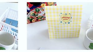 Paper Bag Pembungkus Kue Kering | Paper Bag Pembungkus Colour | Paper Bag Snack Bag | Kemasan Kantong Kertas | Kemasan Kertas Motif Makanan