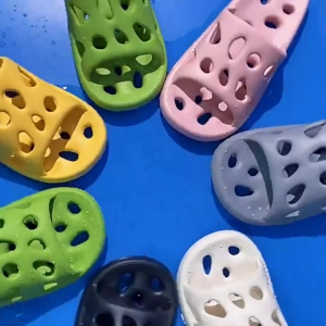 EVA Non-Slip Bathroom Slippers Quick-Drying Soft Sole with Drainage Holes Womens bathroom slippers