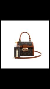 BJ43743 - BROWN/COFFEE/WHITE TAS SLEMPANG WANITA FASHION IMPORT MODIS ELEGAN TERMURAH TERLARIS TERBARU BAGSTORE JAKARTA TAS BATAM BQ3743