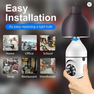 Hd full color night vision home surveillance camera intelligent portrait detection support cloud storage and memory card